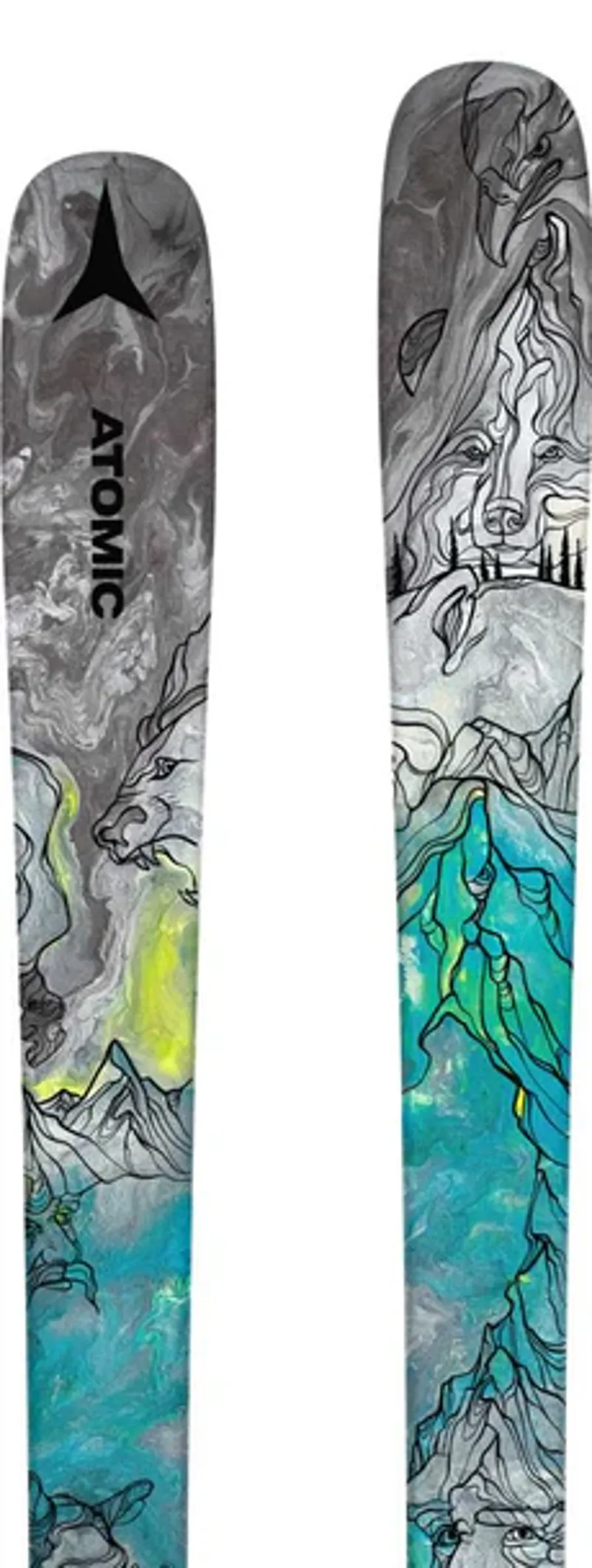 Atomic Bent Chetler 85 R with STR 11 Bindings in Grey-1