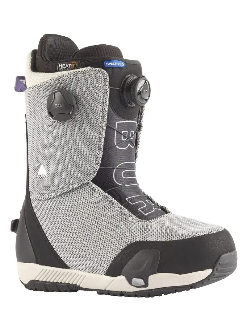 Burton Men's Swath Step On Snowboard Boots Gray/Multi 9