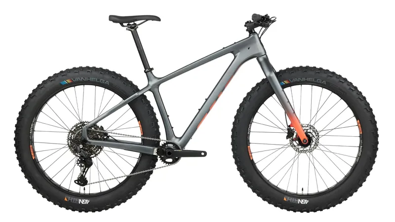 2024 Salsa Beargrease Carbon Cues 11 Fat Bike - 27.5 Carbon Gray