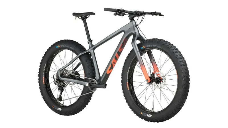 2024 Salsa Beargrease Carbon Cues 11 Fat Bike - 27.5 Carbon Gray-2