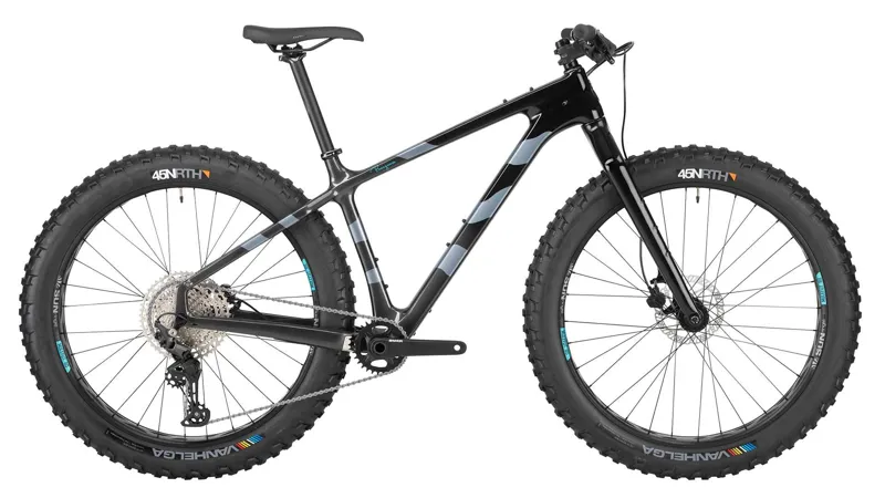Salsa Beargrease Carbon Deore 11spd Fat Tire Bike - 27.5 Carbon Black Fade