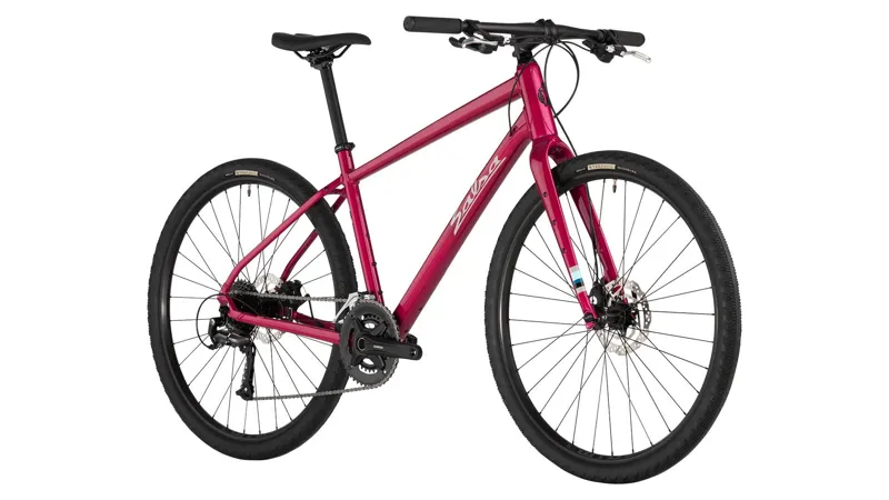 Salsa Journeyer Flat Bar Altus 650 Bike - 650b Aluminum Ruby Red-1