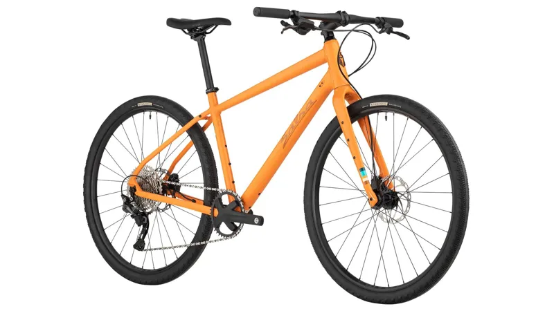Salsa Journeyer Flat Bar Deore 10 650 Bike - 650b Aluminum Orange-1