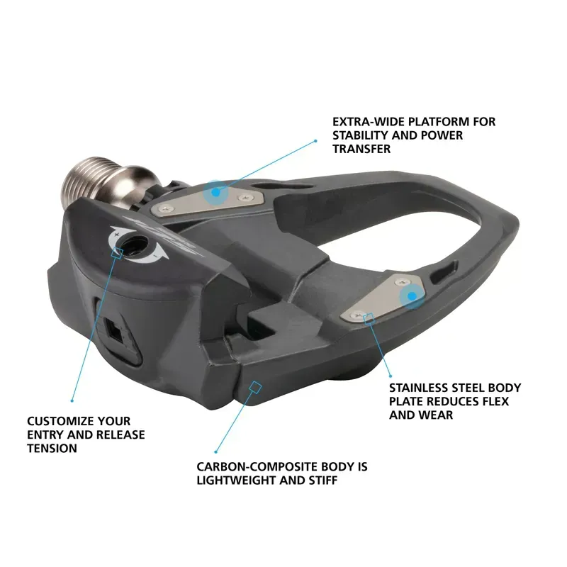 Shimano PD-R7000 105 SPD-SL Pedals in Black-1