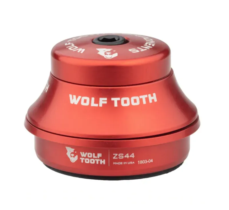 Wolf Tooth Premium Headset - ZS44/28.6 Upper 6mm Stack Red