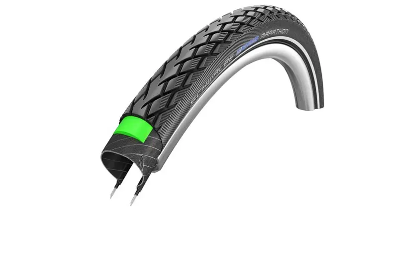 Schwalbe Marathon Tire - / 28 X 1-1/2 Clincher Wire Black/Reflective Performance Endurance Greenguard Black 700b x 38