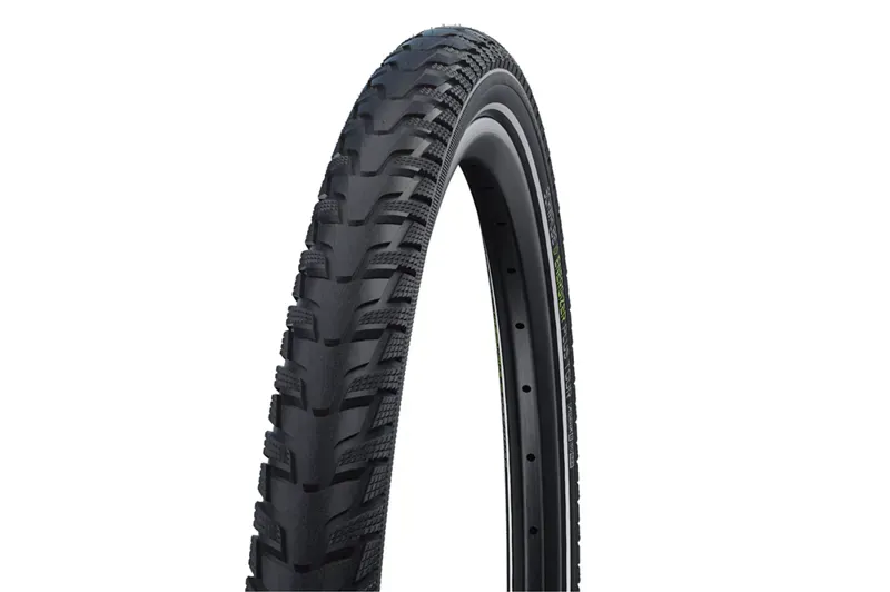Schwalbe Energizer Plus Tour Tire - 700 X 45 Clincher Wire Black/Reflective Performance GreenGuard Addix E50 Black 700 x 45