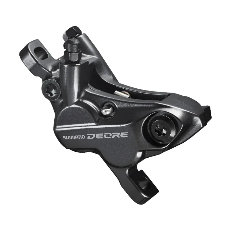 Shimano BR-M6120 Deore 4-Piston Disk Brake Set in Black-2