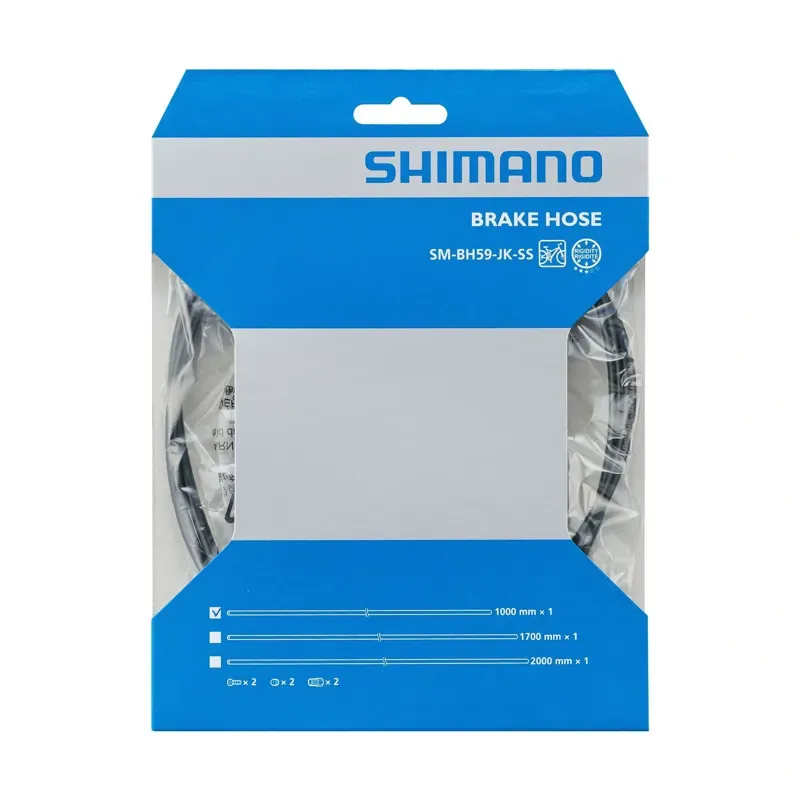 Shimano SM-BH59-JK Low Pressure Disk Brake Hose Kit 2000mm in Black-2