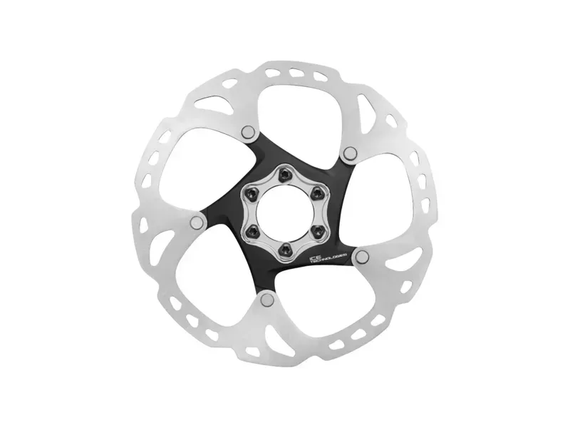 Shimano Deore XT SM-RT86-S2 Disc Brake Rotor - 160mm 6-Bolt Silver/ Black 160