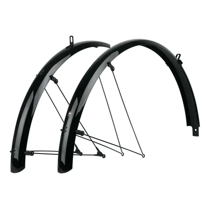 SKS B55 Bluemels Full Coverage Fender Set - 55mm 700 X 38-47 Black 700c