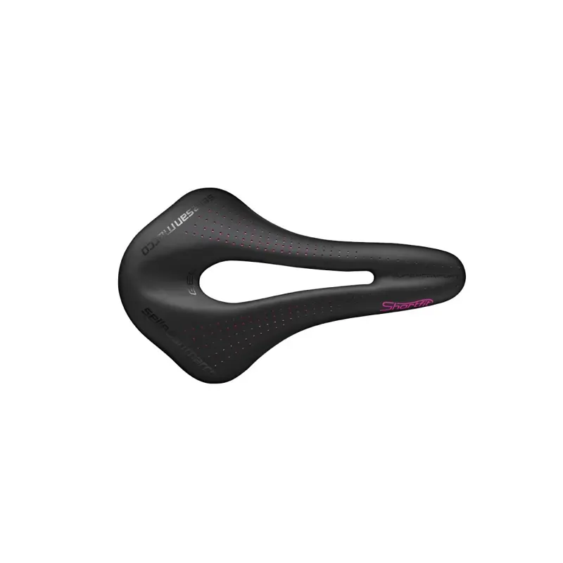 Selle San Marco Shortfit Supercomfort Open-Fit Racing Saddle - Manganese Black Men's Wide Black