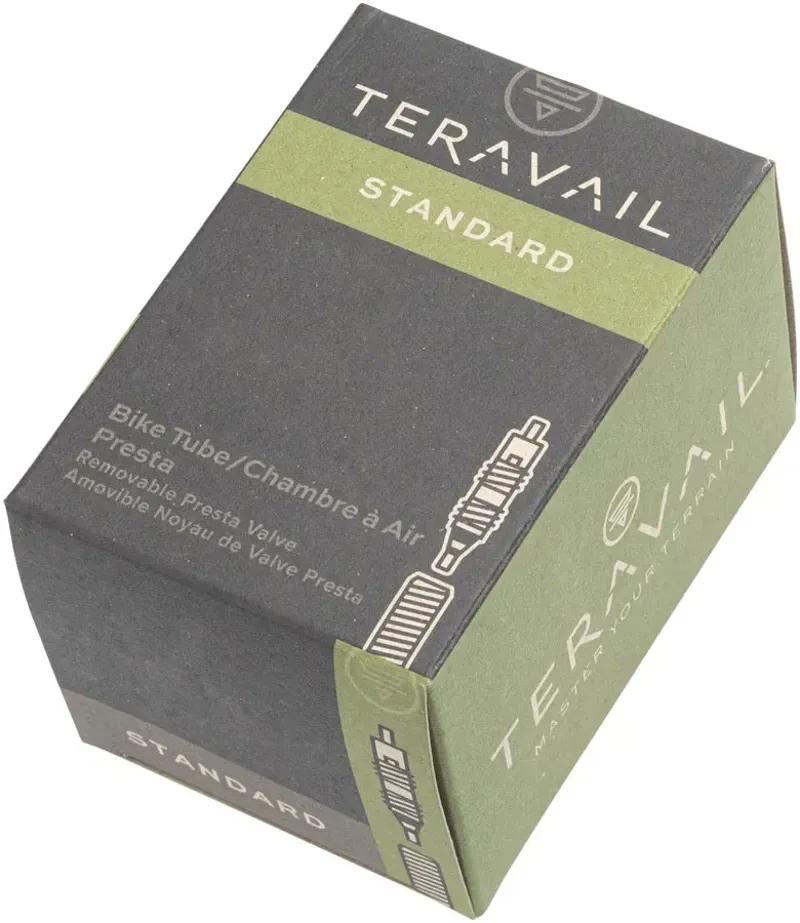 Teravail Presta Valve 29x2-2.4 48mm Standard Tube in Black-1