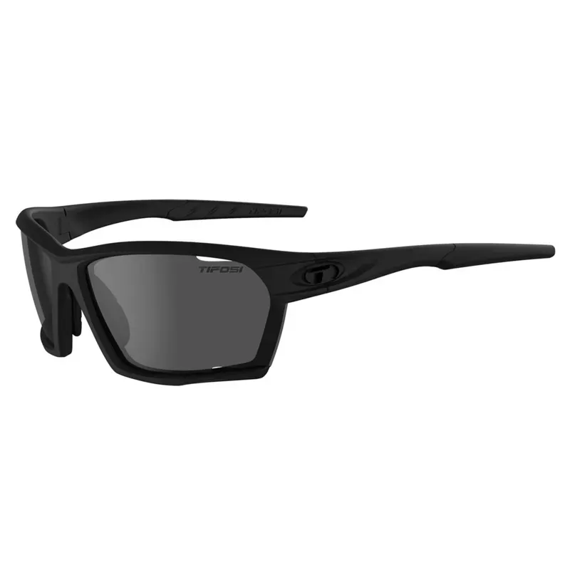 Tifosi Kilo Polarized Single Lens Sunglasses in Blackout/Smoke