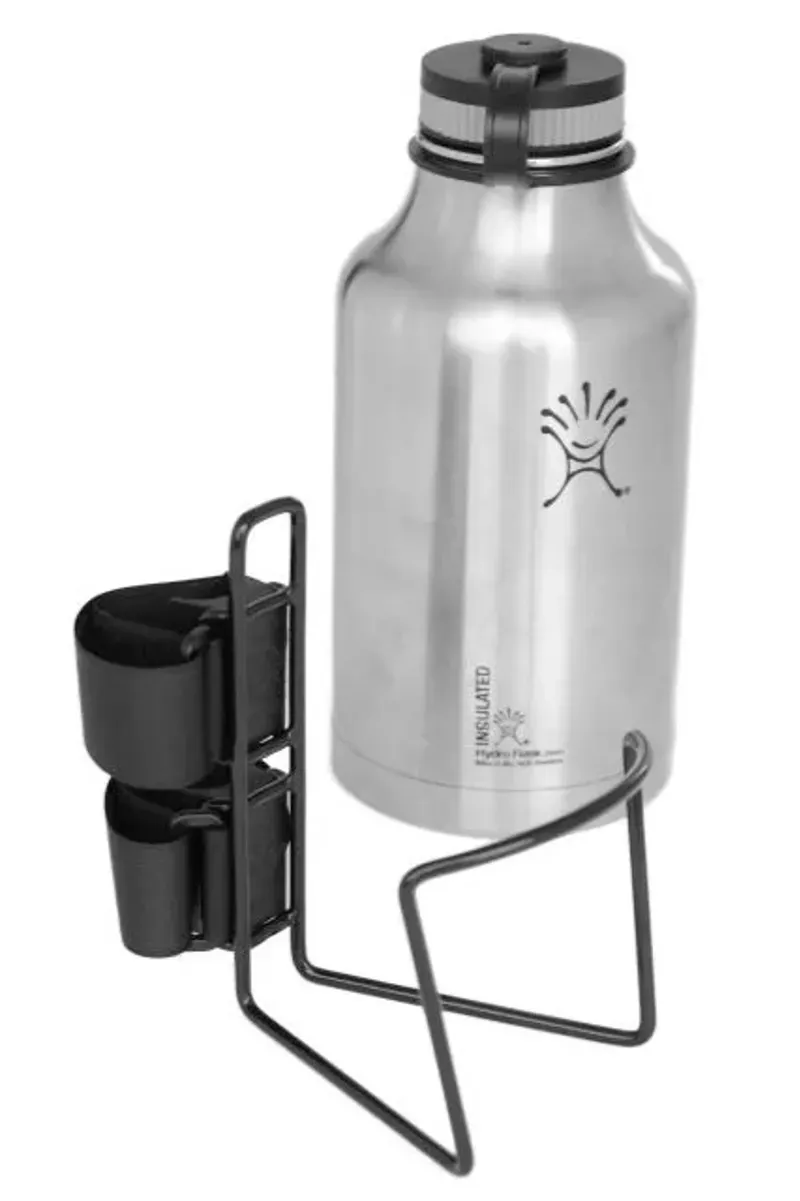 Twofish Growler QuickCage 5in Water Bottle Cage in Black-1