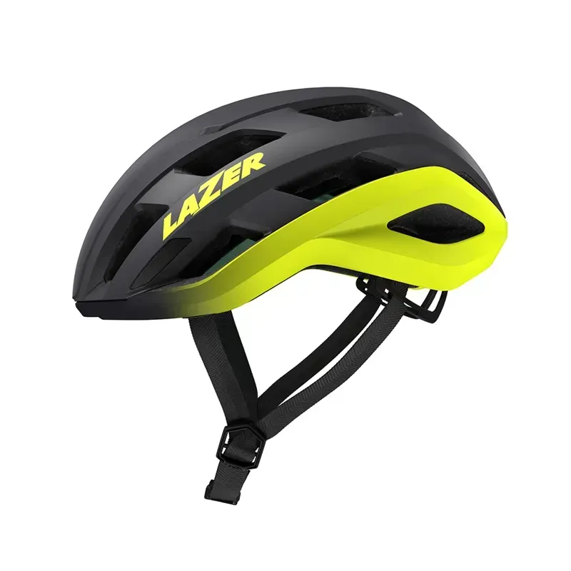 Lazer Strada KinetiCore Helmet in Gray/Flash Yellow-1