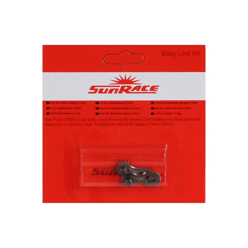 Sunrace CNQ87 Quick Link for 7-8-speed Chains in Silver