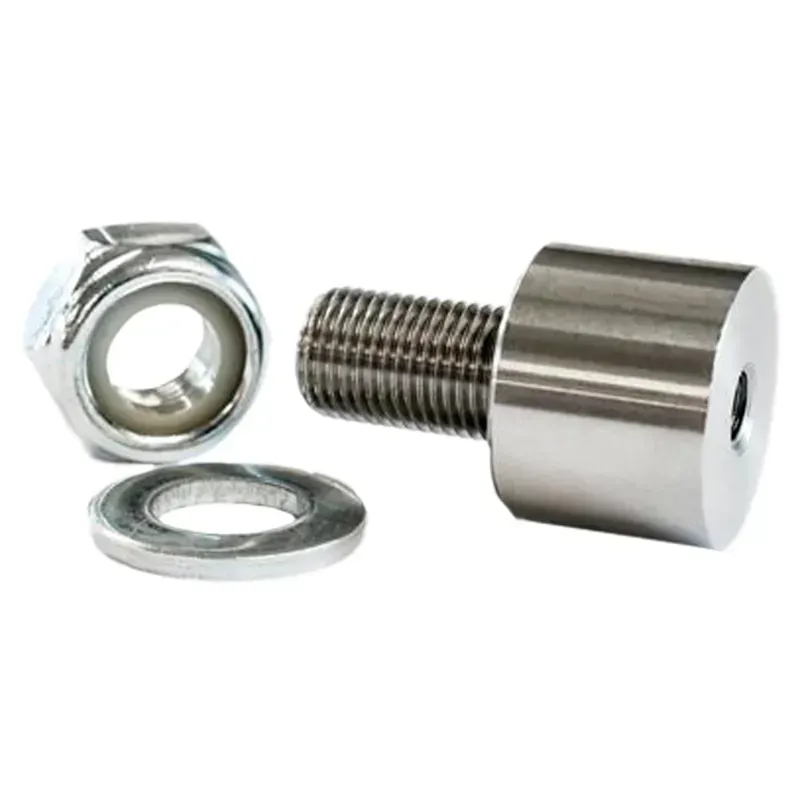 Robert Axle Project Kid Trailer SS QR Adapter Hitch in Silver