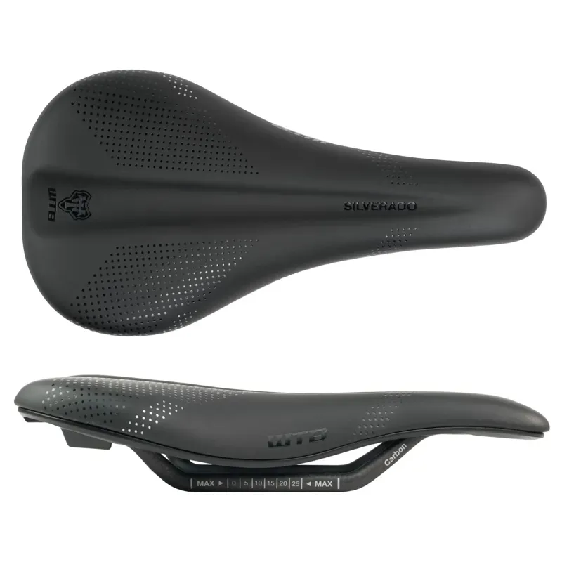 WTB Silverado 265 Narrow Fusion Form Carbon Saddle In Black