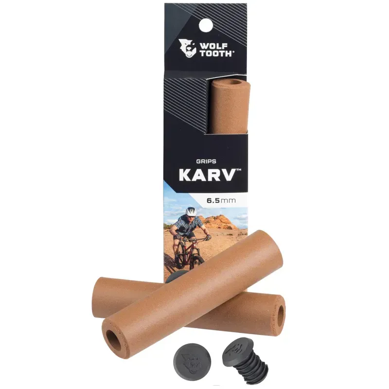 Wolf Tooth Karv Grips in Brown