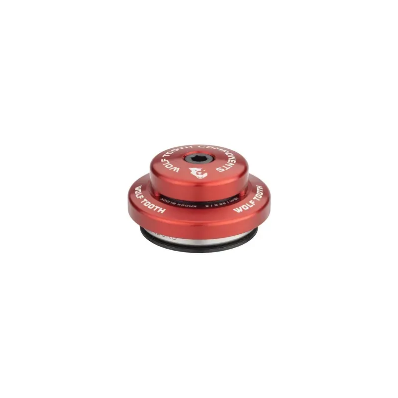 Wolf Tooth is41/28.6 8mm Premium Headset For Trek Knock Block in Red