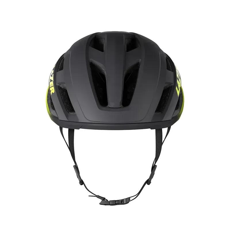 Lazer Strada KinetiCore Helmet in Gray/Flash Yellow