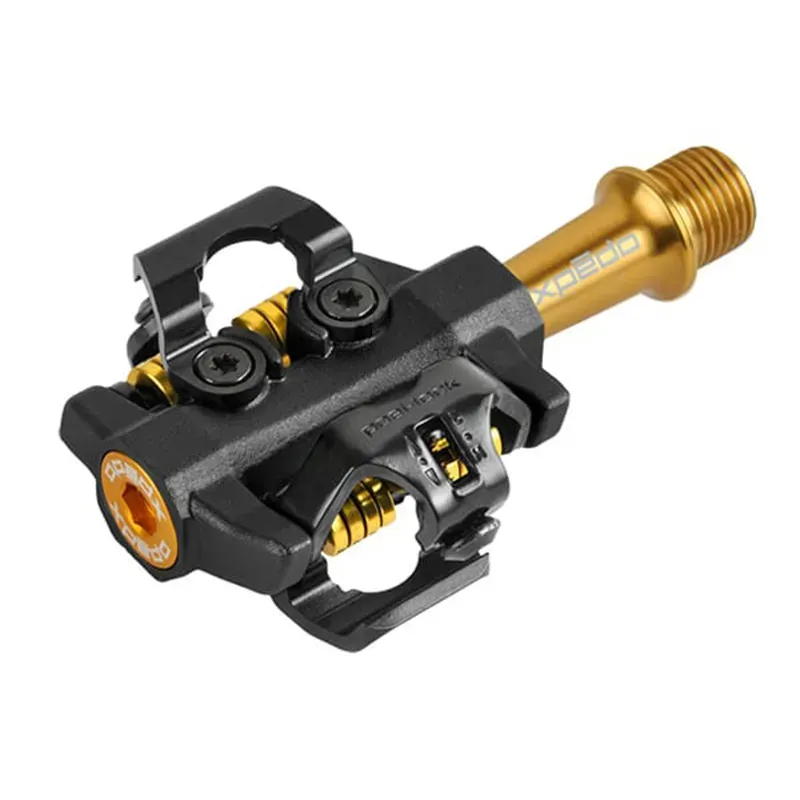 Xpedo CXR Pro Clipless 9/16 Pedals in Black/Gold