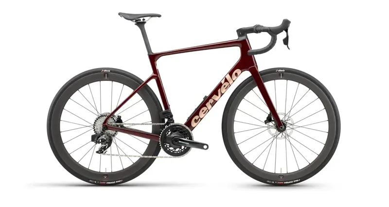 Cervelo Caledonia-5 Force AXS Road Bike In Carmine