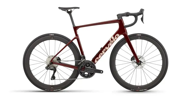 Cervelo Caledonia-5 Ultegra Di2 Road Bike In Carmine