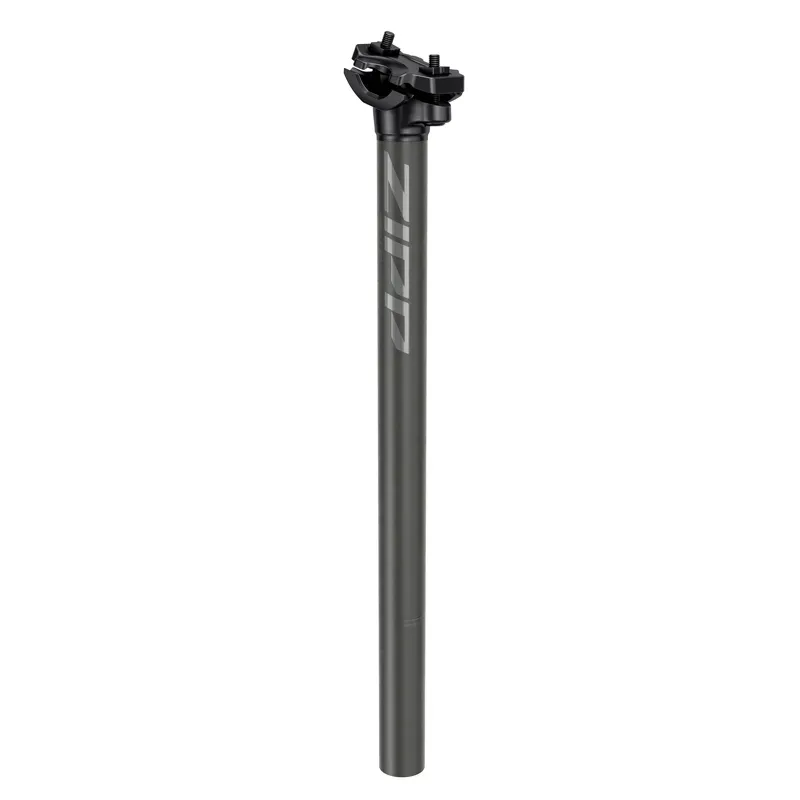 AM ZIPP Seatpost Service Course SL 0mm Setback 27.2mm Diameter 400mm Length Matte Black Logos C2
